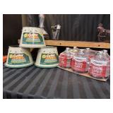 Three (Cutter) Triple Wick Citronella Candles,