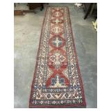 LONG Hand-Knotted Traditional Wool Runner Rug