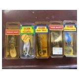 5 Vintage "STORM" Brand Fishing Lures, "Deep
