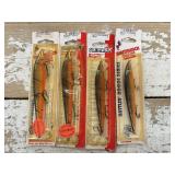 4 Vintage Smithwick Fishing Lures in Original