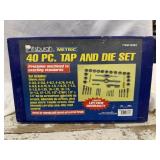 Pittsburgh Metric 40pc Tap & Die Set, New Old