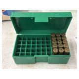 15ct Pistol Cartridges .44 Magnum w/ Green Plastic