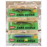3 Vintage Haddon Zara Gossa Jerk Type Baits