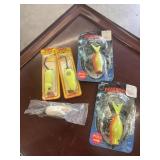 Three Vintage "Phat Series" Fishing Lures,
