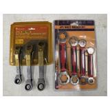 3pc Pittsburgh Ratcheting Wrench Set & 4pc