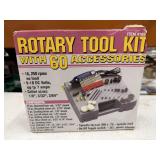 Rotary Tool Kit with 60 Accessories New