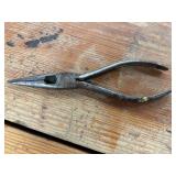 1960s Snap-on Needle Nose Pliers Hand Tools