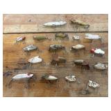 19 Heddon Fishing Lures, Spooks, Sonic River Runts