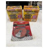 2 Boxes of 4ï¿½ Grinding Wheels with Pack of