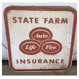 4ft State Farm Insurance Metal Sign Business