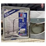 Moen kitchen faucet is a high-arc model designed