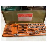40pc Combination Tap & Die Set in Metal Box, New