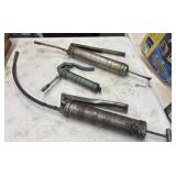 3 Vintage Grease Guns Different Sizes
