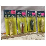 4 "Original Snakie" fishing lures produced by