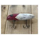 Vintage Red Head South Bend Bass Oreno Style Lure