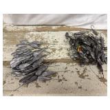 Lead fishing jig heads, and Lead Fishing Sinkers