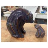 Mid-Century Modern Bears Ceramic Figurines