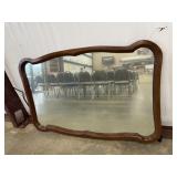 Vintage Wall Hanging Mirror, Rectangular