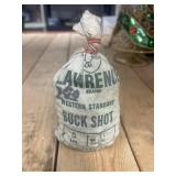 Vintage Lawrence Brand buckshot canvas Bag, 5 lbs