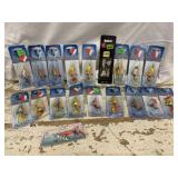 Various Blue Fox Vibrax, Spinners