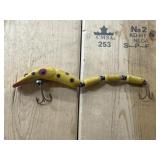 Vintage Beno Jointed Yellow Body Fishing Lure