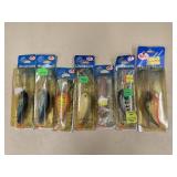 7pc Fishing Lures in Original Packaging. Mannï¿½s