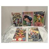 Lot of 9 DC comic books