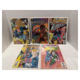 Lot of 9 Guy Gardner DC comic books.  All are in