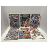 Lot of 6 Chain Gang and Brigade comic books.  Al