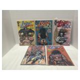 Lot of 10 DC Lobo comic books.  All are in bags