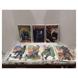 Lot of 7 Legend and Malibu comic books