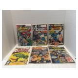 Lot of 6 Superman Starring in Action Comic books.