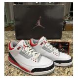 NIKE Air Jordan 3 Retro 2006 in the 'Fire Red'
