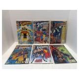 Lot of 6 Superman iThe man of steel Comic books.