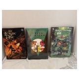 Lot of 3 DC comics hardcover books.Green
