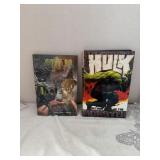 Lot of 2 Marvel Hulk hardcover books.She-Hulk