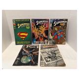 Lot of 10 different Superman Comic Books.  They