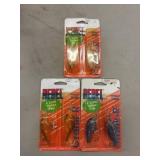 3 Rebel Crank-R Lures, 1Medium Running and 1Deep