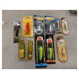 Bundle of Silver Minnow Fishing Lures, Various