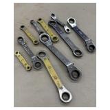 RATCHETING WRENCH BUNDLE. 5 ARE PITTSBURGH ANGLE