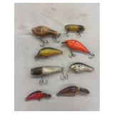 Vintage collectible fishing lures, specifically