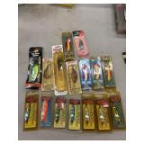 Bundle of Various Minnow Spoons, Rapala, Norman,