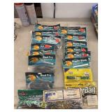 Big Bundle of Soft Plastic Fishing Worms, Stud