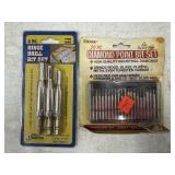 Diamond Point Bit Set & Hinge Drill Bit Sets Both