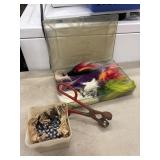 Vintage fishing sinker mold, likely used for