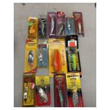 14 Vintage Fishing Lures/Spoons, Still in