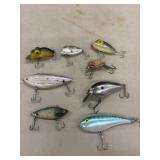 Bundle of 8 Hard Plastic Fishing Lures, From