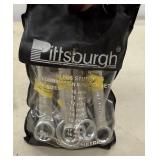 PITTSBURGH 10 PIECE STUBBY COMBINATION WRENCH