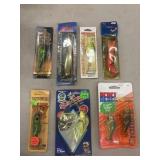 Various Hard Plastic Fishing lures Still in