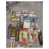Big Bundle of Various Fishing Items, Lures,